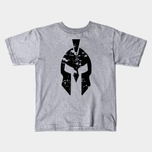 Spartan Warrior Helmet Icon Vector Kids T-Shirt